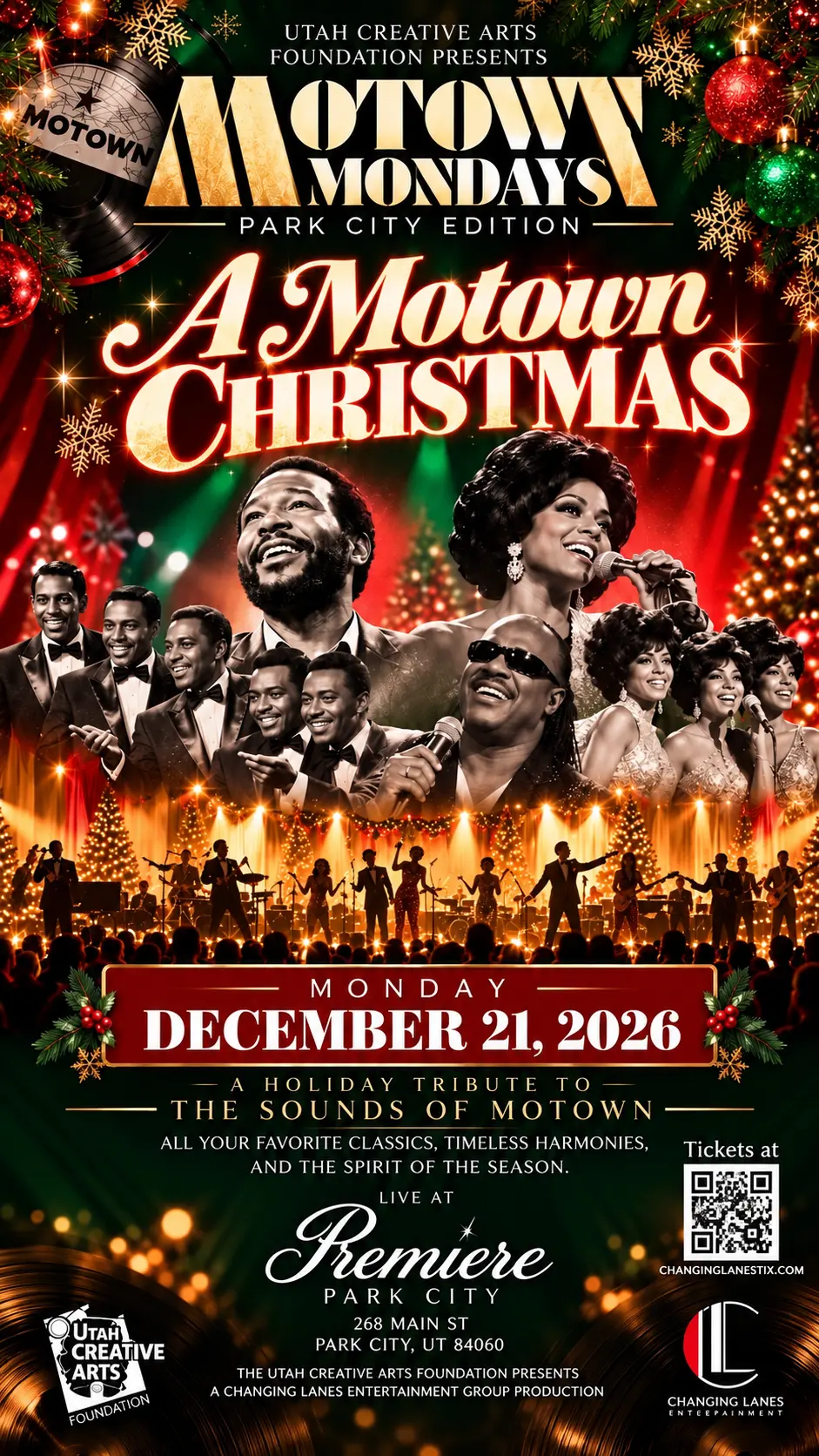 Motown Mondays — A Motown Christmas — A Tribute Concert poster